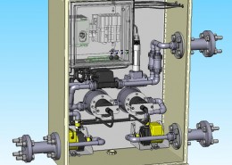 Figure 15 Washwater monitoring instrumentation cabinet