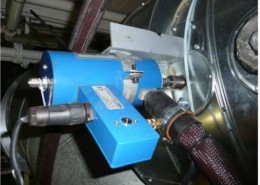 Figure 44 Heated sample line and probe for extractive emissions analyser